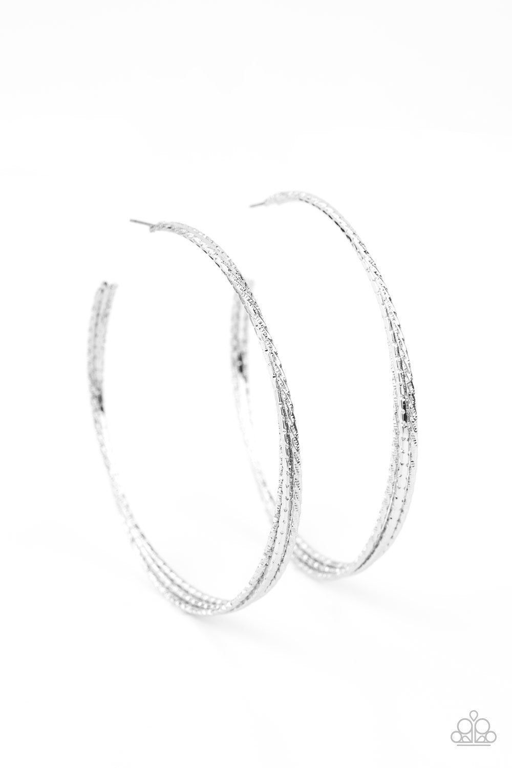 Paparazzi Accessories: Watch and Learn - Silver Earring