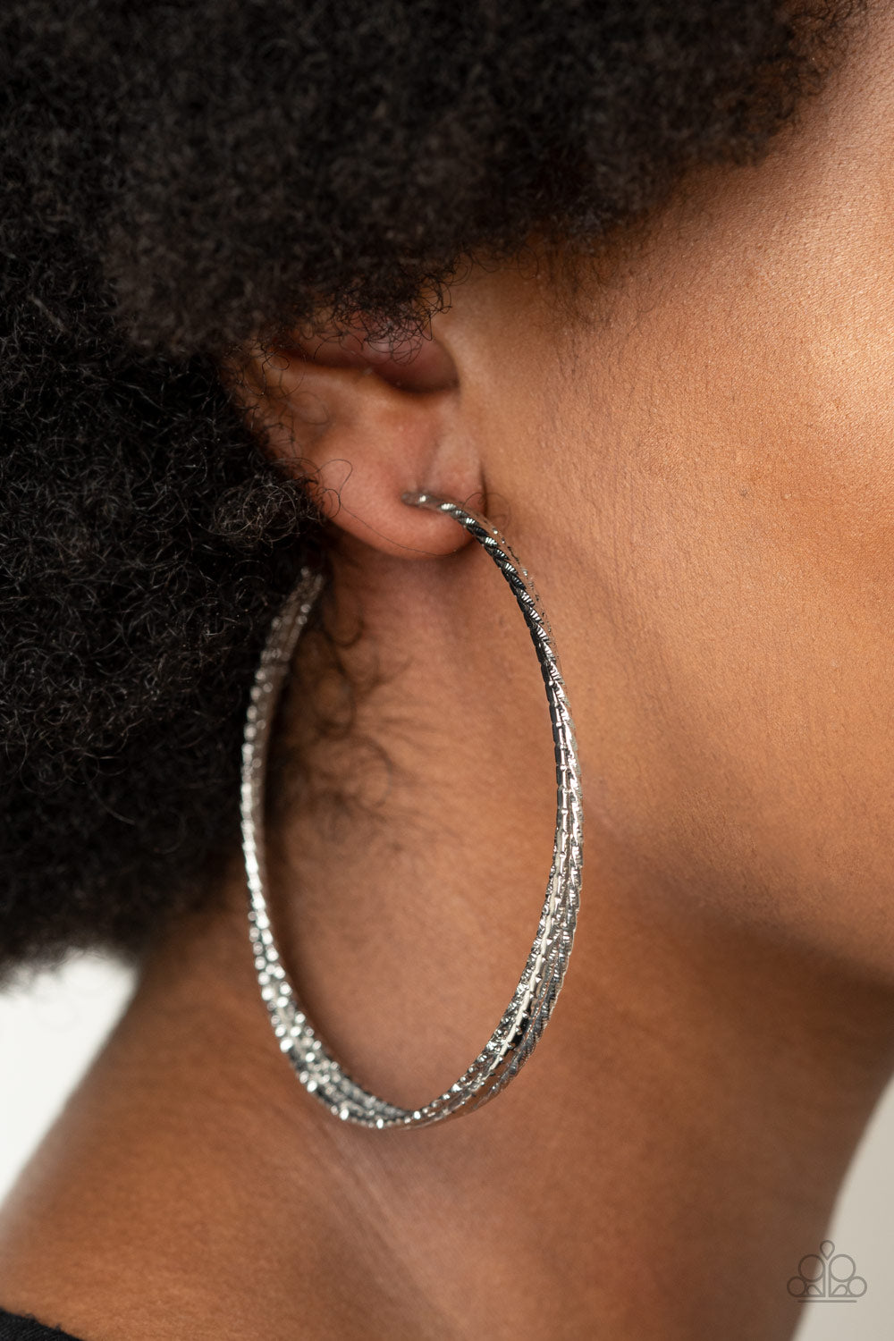 Paparazzi Accessories: Watch and Learn - Silver Earring