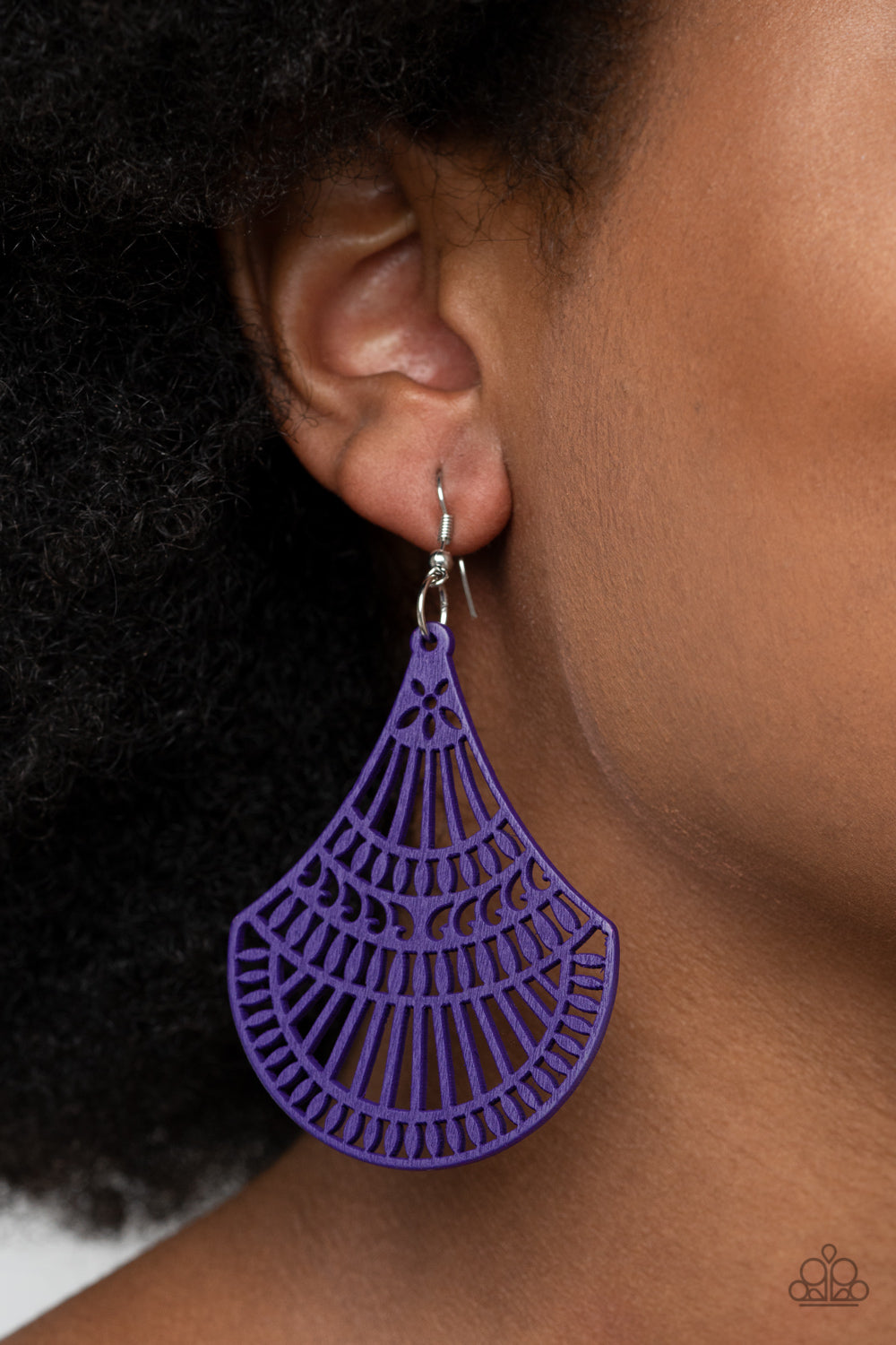 Paparazzi Accessories: Tropical Tempest - Purple Earring