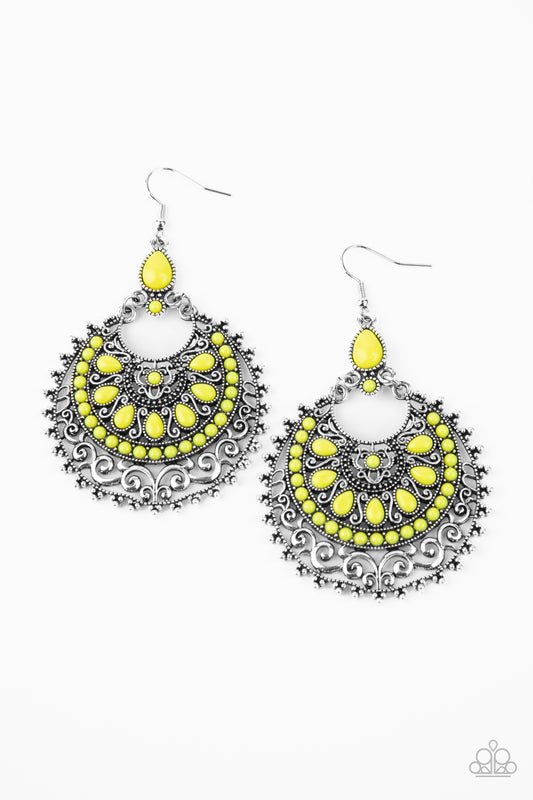Paparazzi Accessories: Laguna Leisure - Yellow Earring