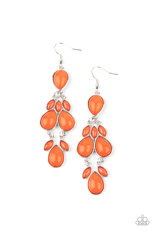 Paparazzi Accessories: Superstar Social - Orange Earring