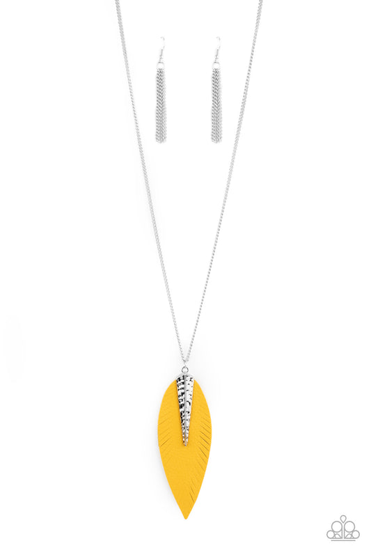 Paparazzi Accessories: Quill Quest - Yellow Necklace