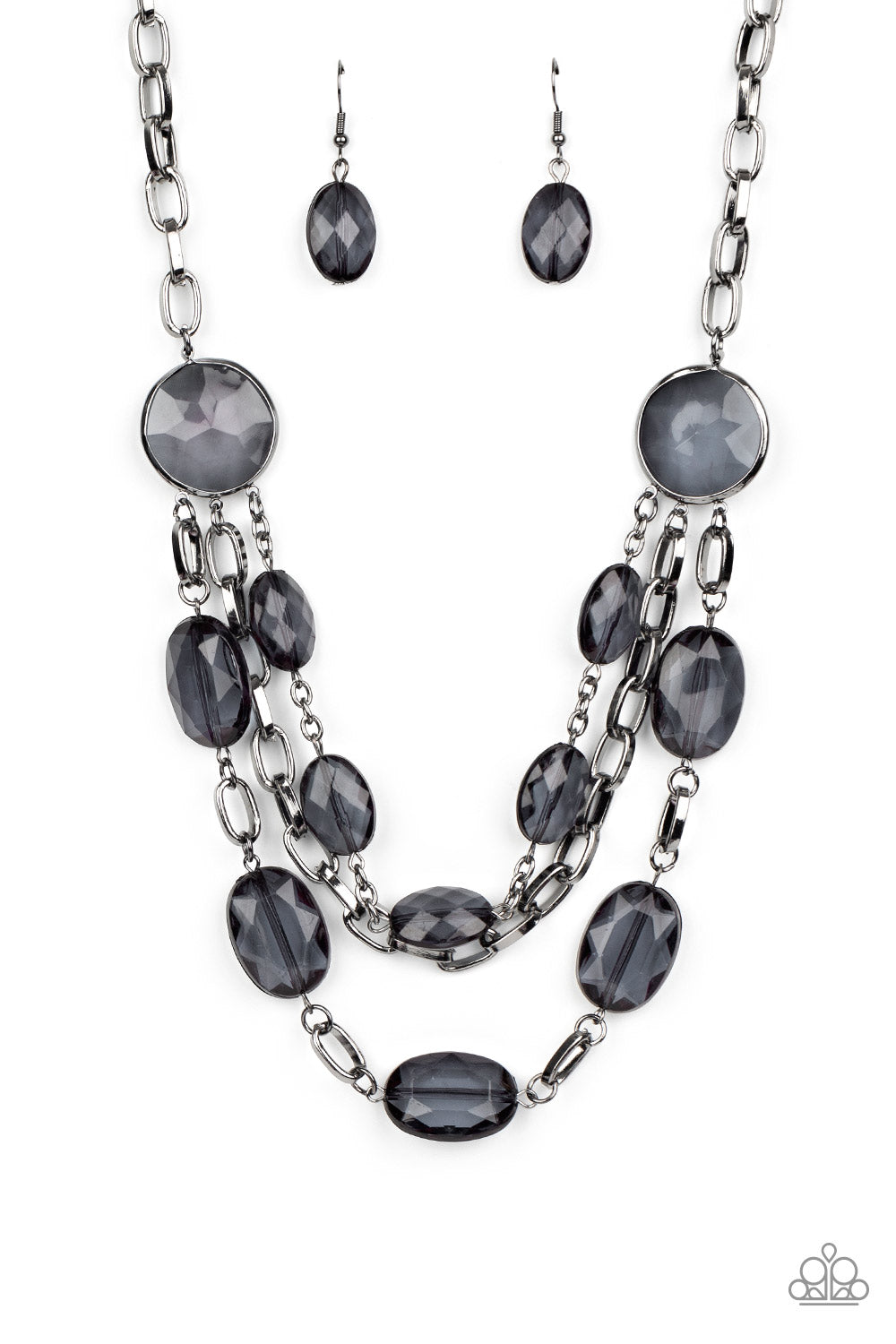 Paparazzi Accessories: I Need a GLOW-cation - Black Necklace