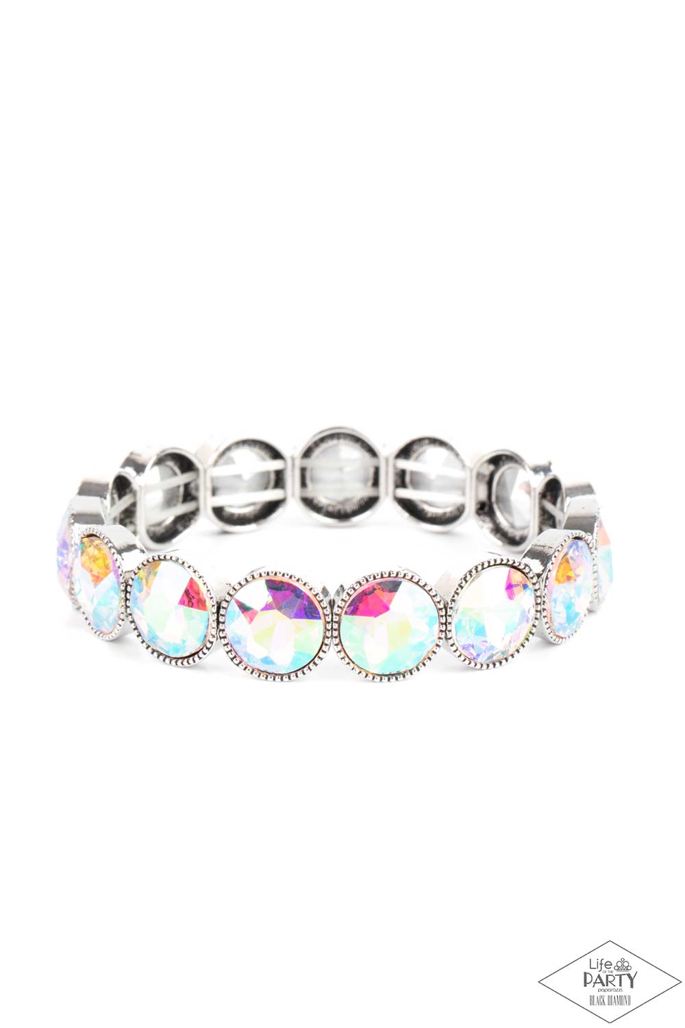 Paparazzi Accessories:Number One Knockout - Multi (Iridescent) Bracelet