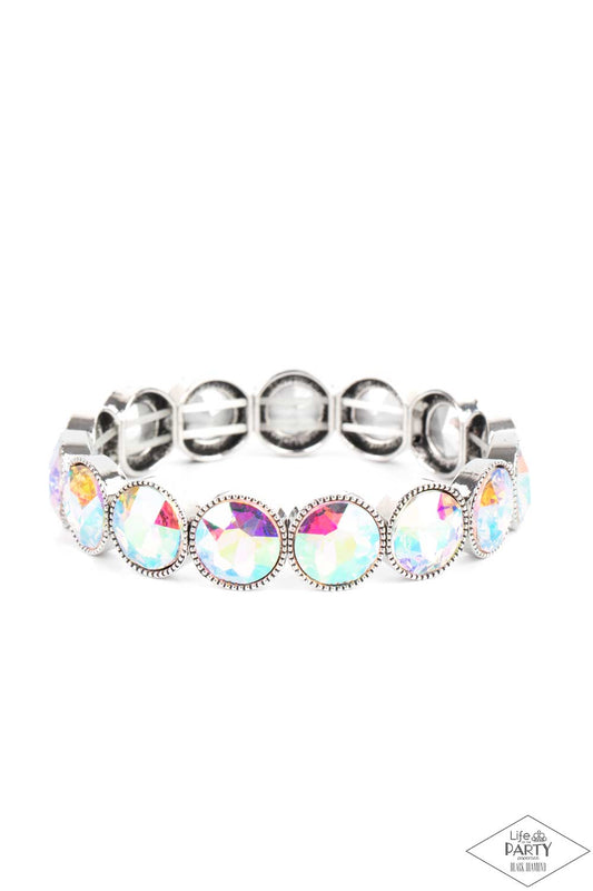 Paparazzi Accessories:Number One Knockout - Multi (Iridescent) Bracelet