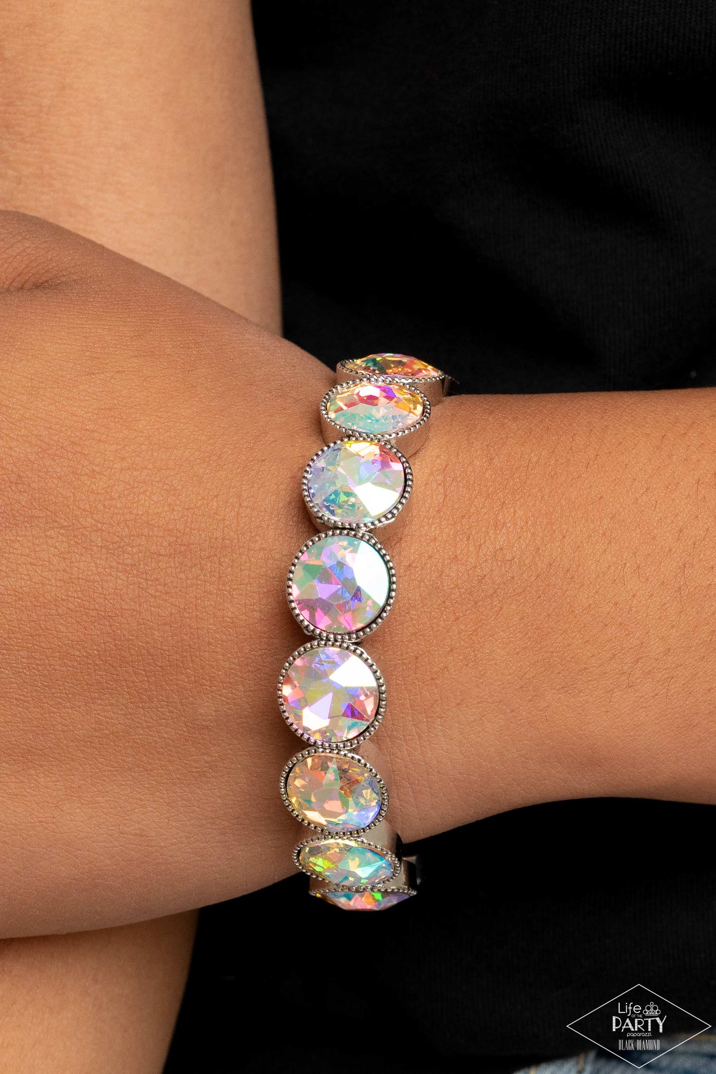 Paparazzi Accessories:Number One Knockout - Multi (Iridescent) Bracelet