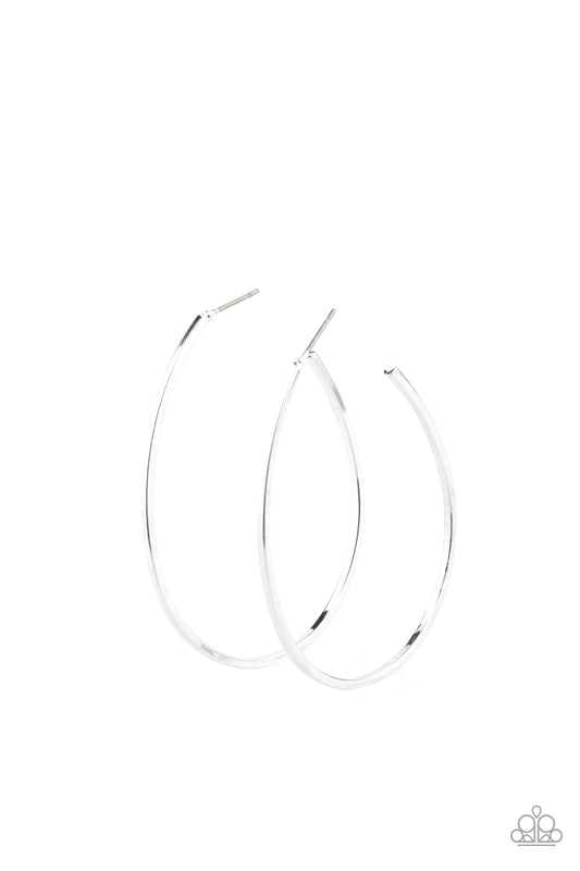 Paparazzi Accessories: Cool Curves - Silver Earring