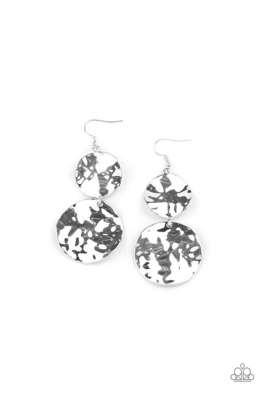 Paparazzi Accessories: HARDWARE-Headed - Silver Earring