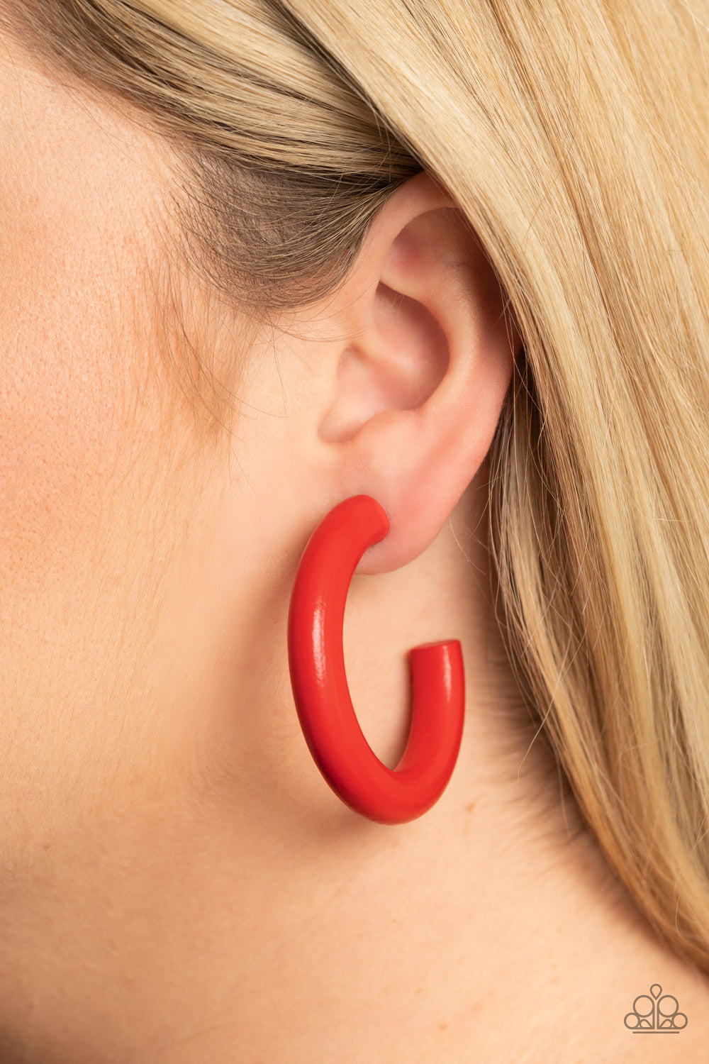 Paparazzi Accessories: Woodsy Wonder - Red Earring