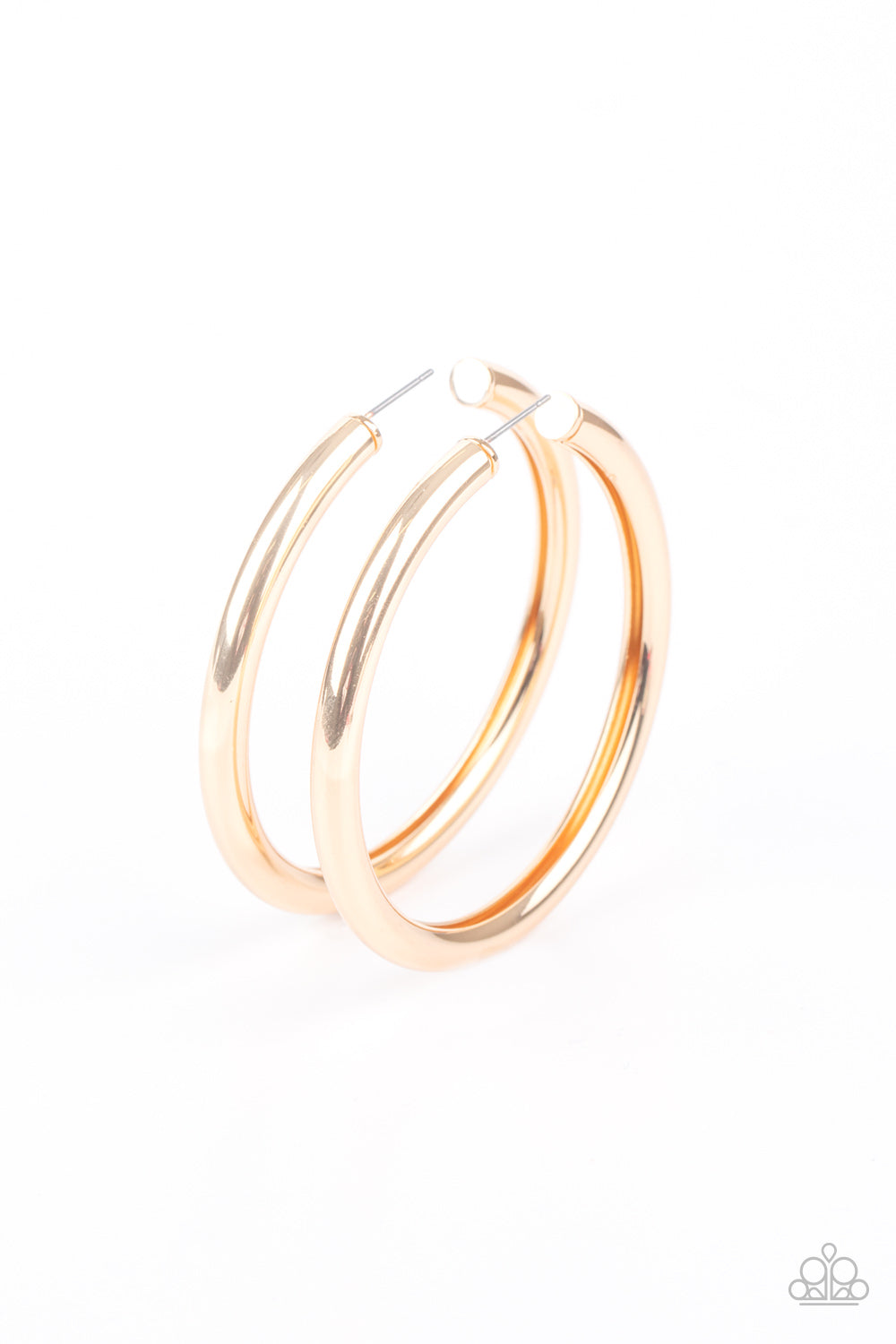 Paparazzi Accessories: Curve Ball - Gold Earring