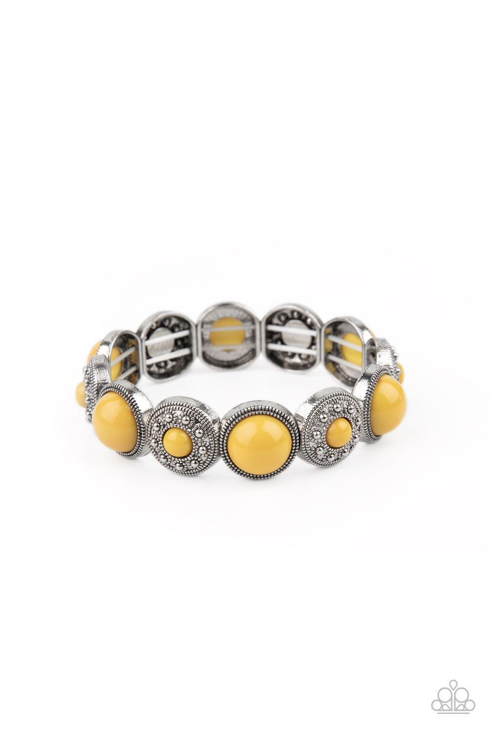 Paparazzi Accessories: Garden Flair - Yellow Bracelet