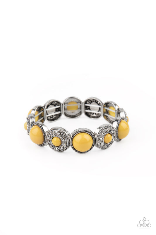 Paparazzi Accessories: Garden Flair - Yellow Bracelet