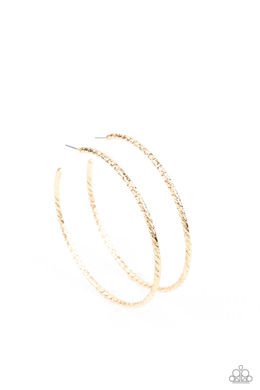 Paparazzi Accessories: Voluptuous Volume - Gold Earring