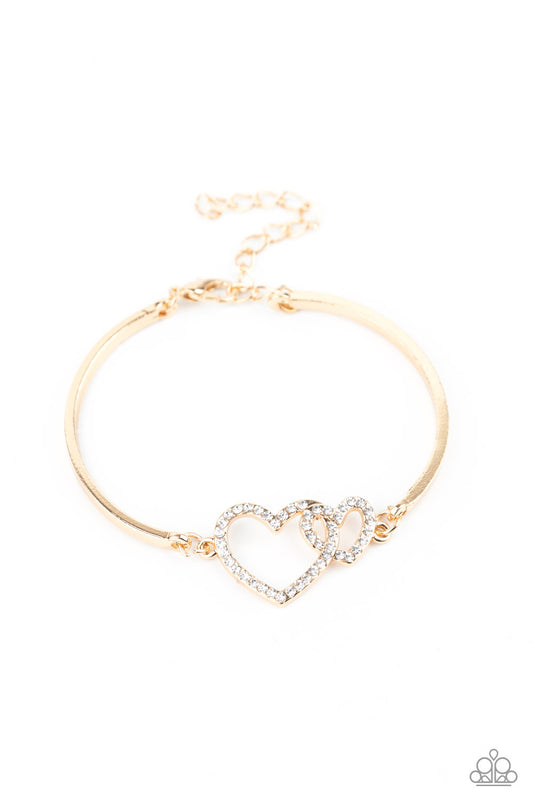 Paparazzi Accessories: Cupid is Calling - Gold Bracelet