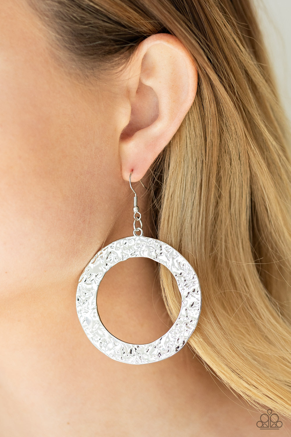 Paparazzi Accessories: PRIMAL Meridian - Silver Earring