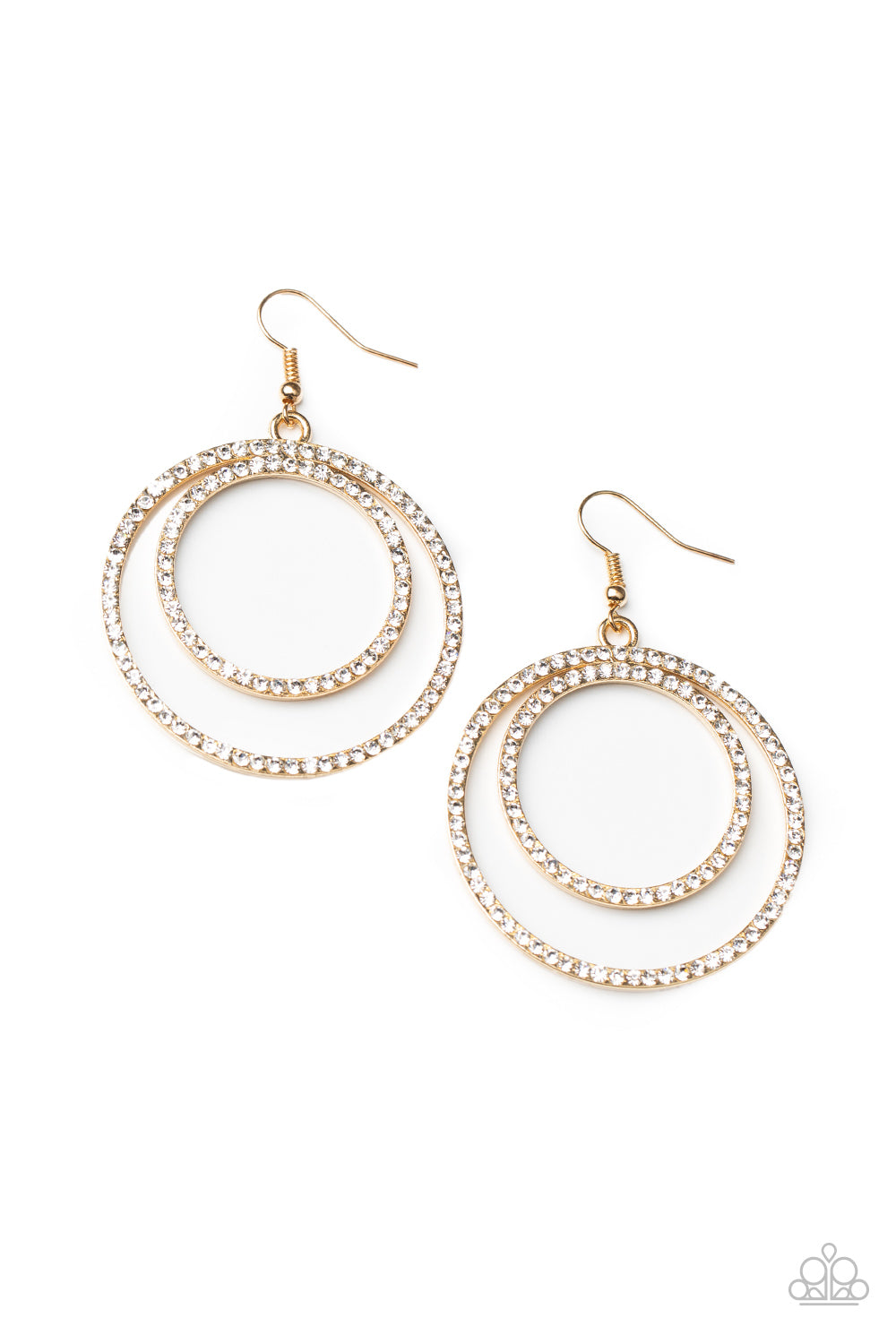 Paparazzi Accessories: Radiating Refinement - Gold earring