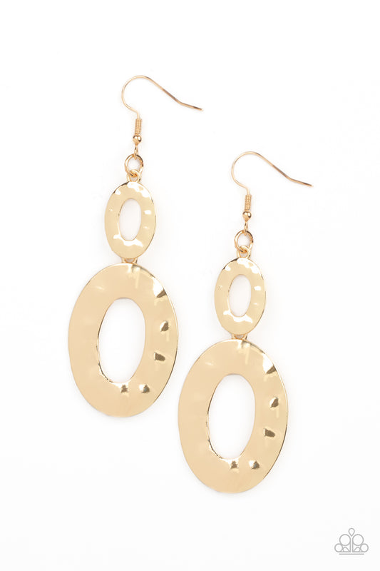Paparazzi Accessories: Bring On The Basics - Gold Earring