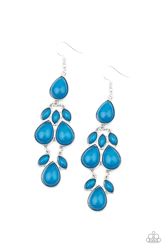 Paparazzi Accessories: Superstar Social - Blue Earrings