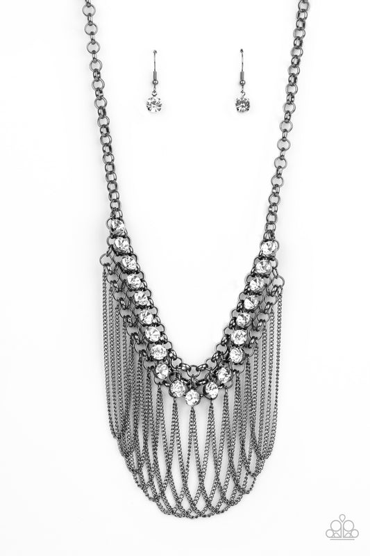 Paparazzi Accessories: Flaunt Your Fringe - Black Necklace