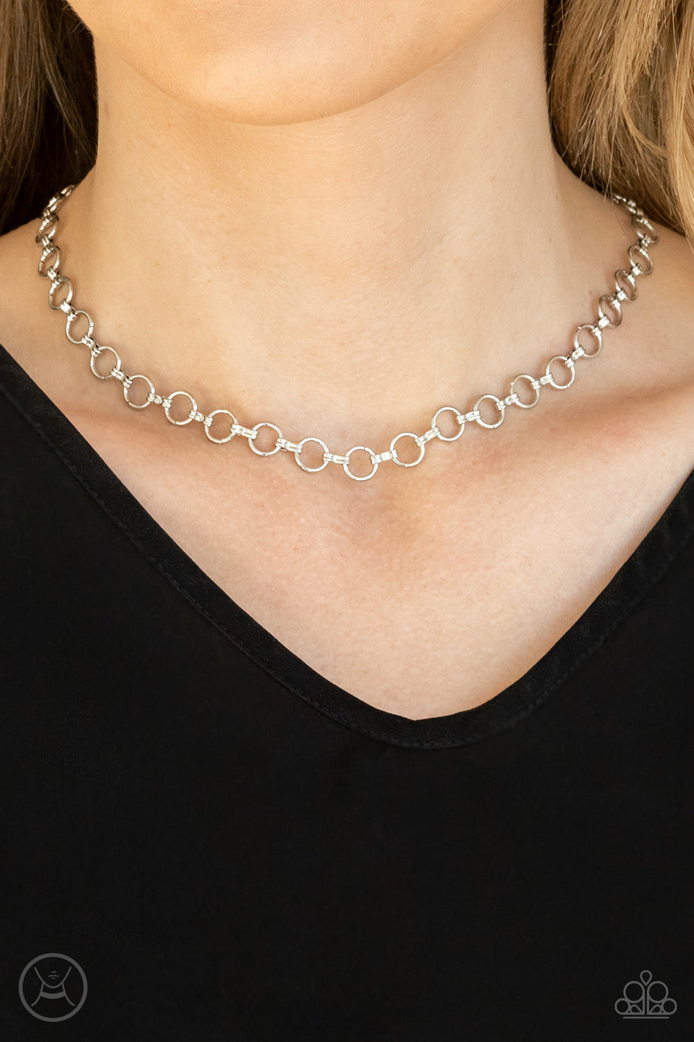 Paparazzi Accessories: Insta Connection - Silver Necklace