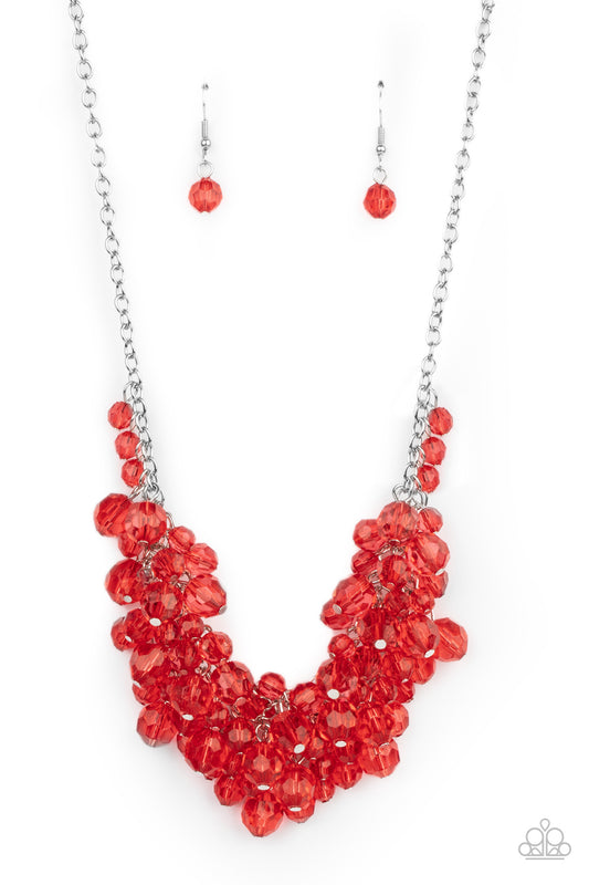 Paparazzi Accessories: Let The Festivities Begin - Red Necklace