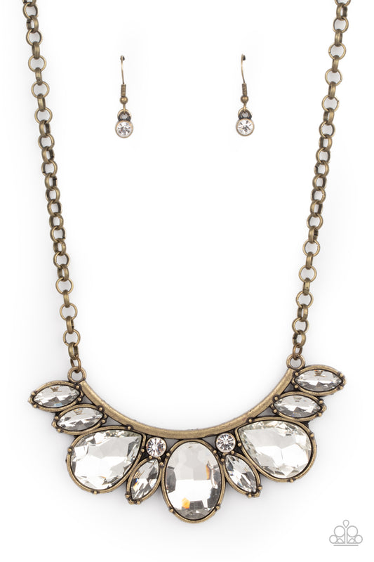 Paparazzi Accessories: Never SLAY Never - Brass Necklace