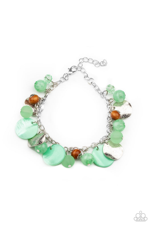 Paparazzi Accessories: Springtime Springs - Green Bracelet