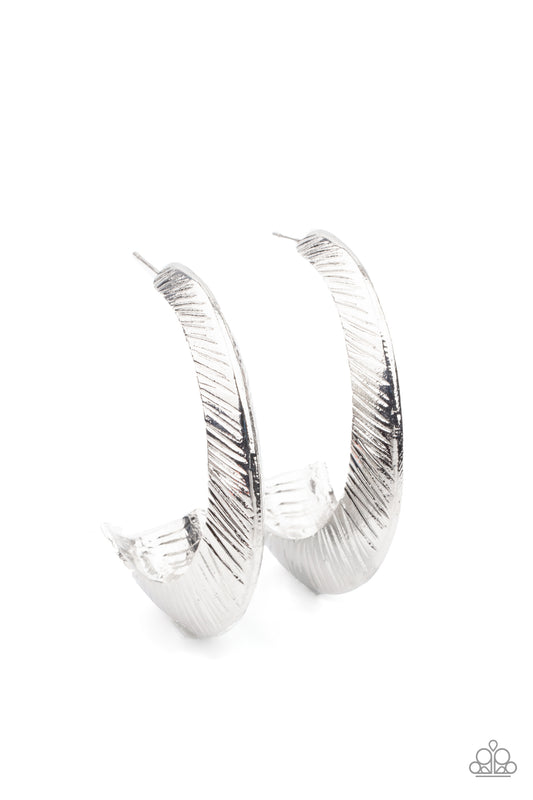 Paparazzi Accessories: I Double FLARE You - Silver Earring