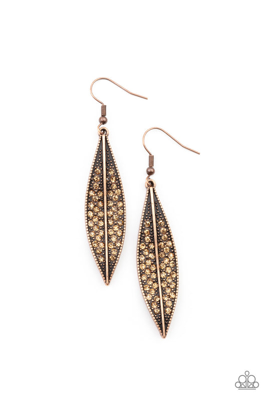 Paparazzi Accessories: Hearty Harvest - Copper Earring