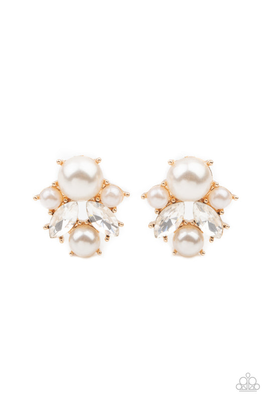 Paparazzi Accessories: Royal Reverie - Gold Earring