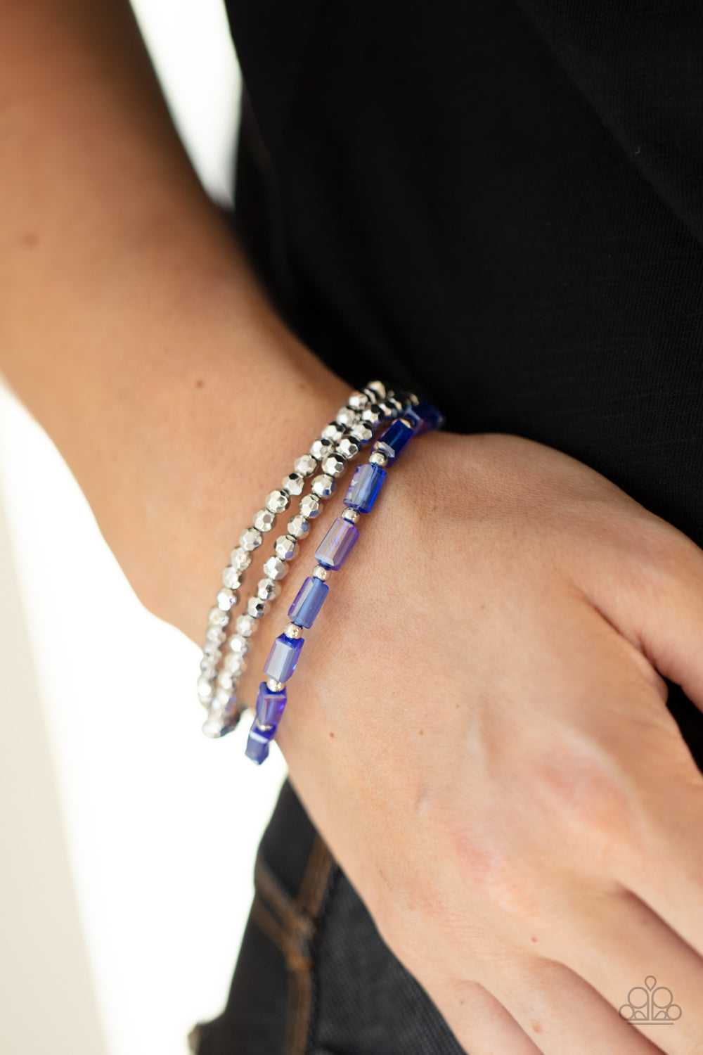 Paparazzi Accessories: Elegant Essence - Blue Bracelet