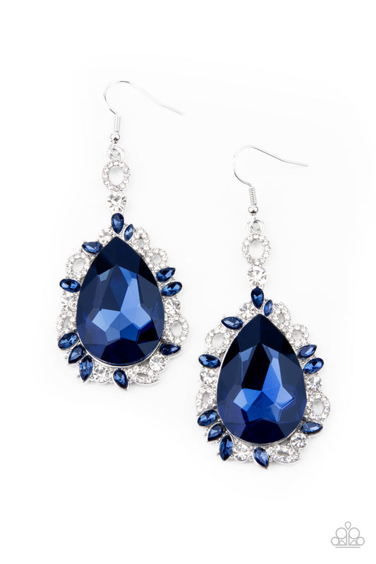 Paparazzi Accessories: Royal Recognition - Blue Earring