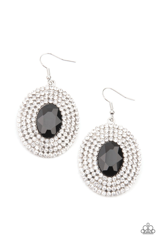 Paparazzi Accessories: FIERCE Field - Black Earring