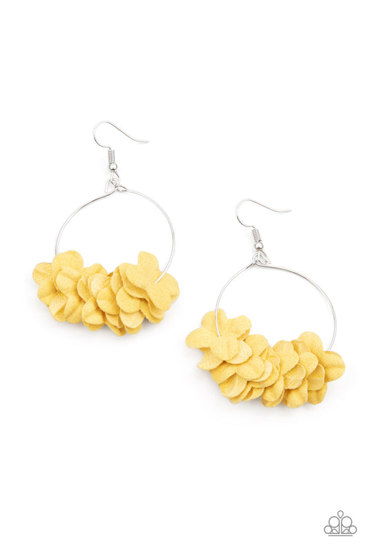 Paparazzi Accessories: Flirty Florets - Yellow Earring