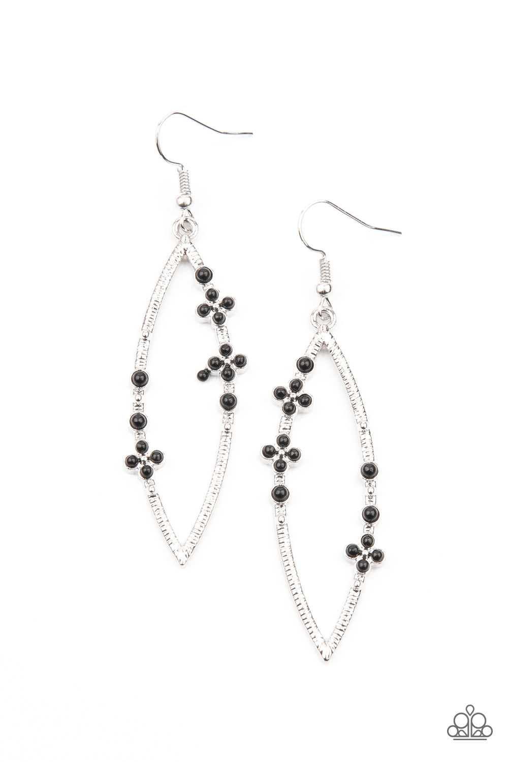Paparazzi Accessories: Flowery Finesse - Black Earring