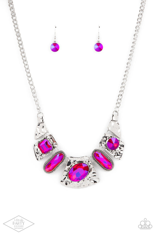 Paparazzi Accessories: Futuristic Fashionista - Pink Necklace