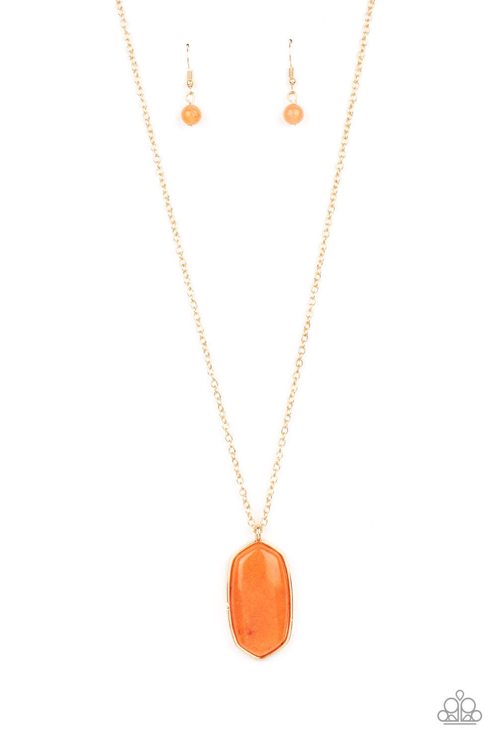 Paparazzi Accessories: Elemental Elegance - Orange Necklace