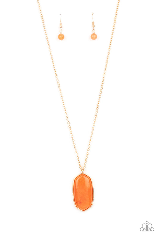 Paparazzi Accessories: Elemental Elegance - Orange Necklace