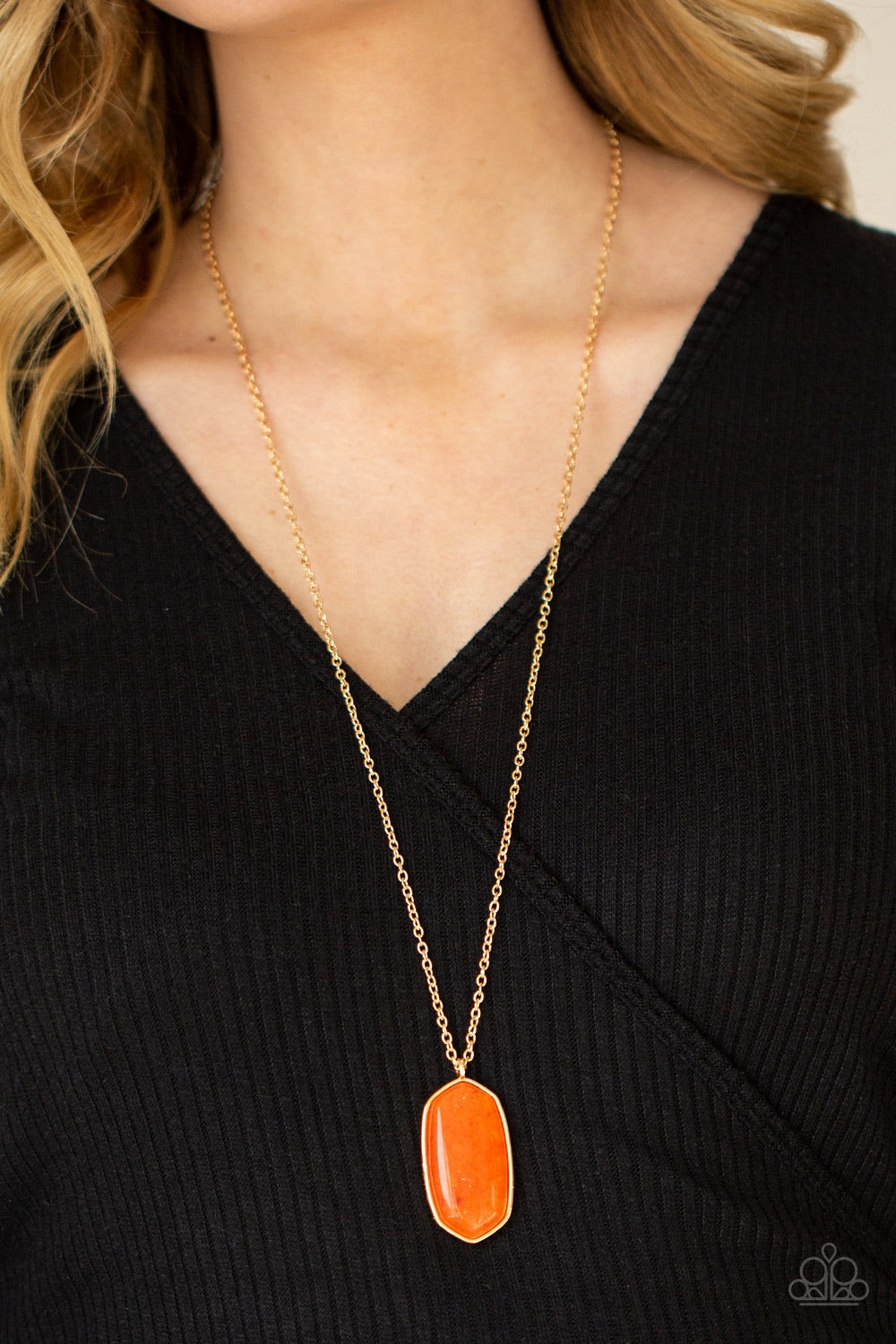 Paparazzi Accessories: Elemental Elegance - Orange Necklace