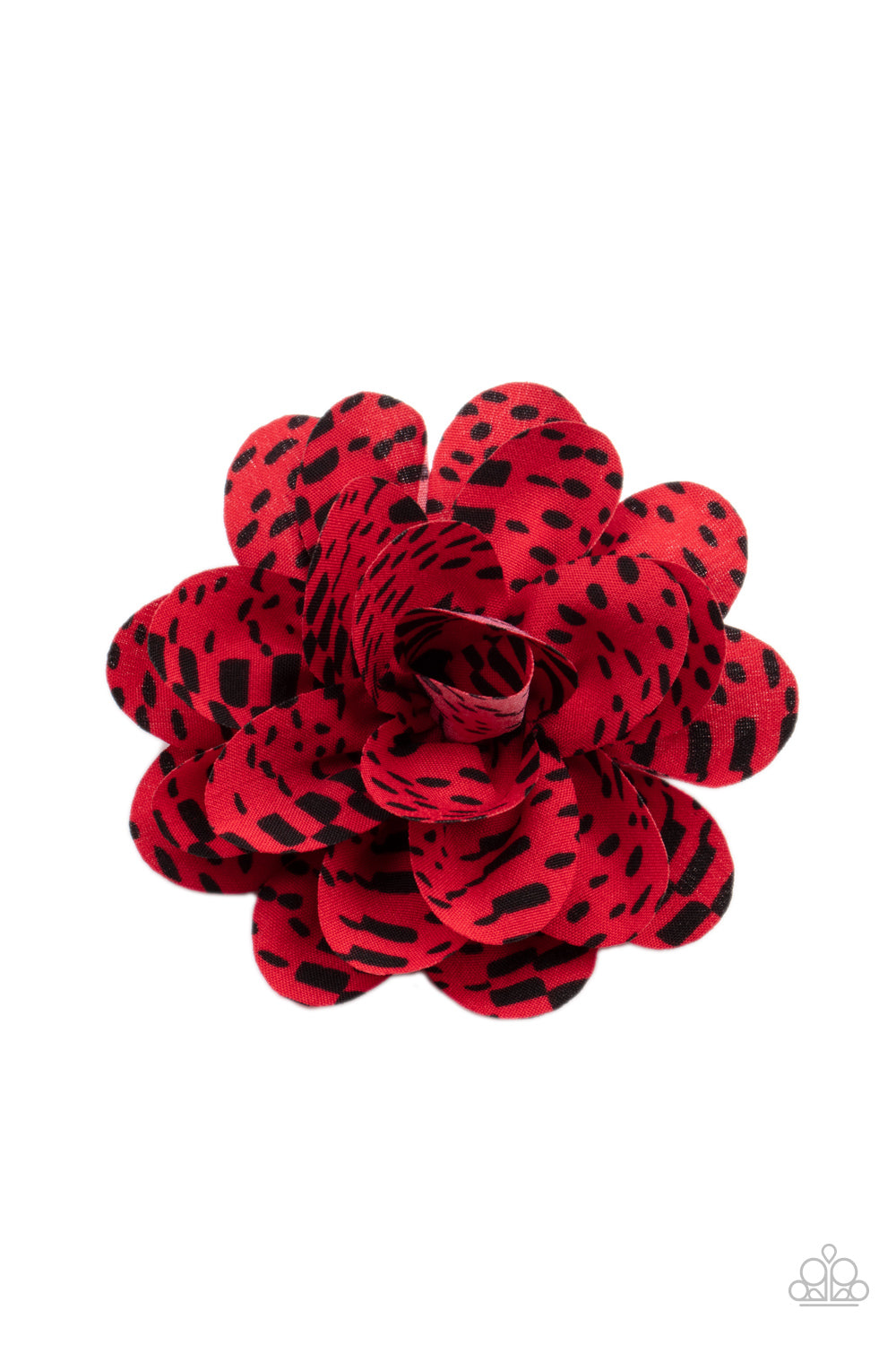 Paparazzi Accessories: Patterned Paradise - Red Hair Clip