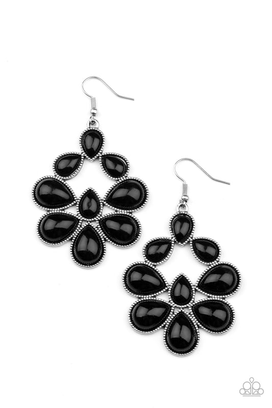 Paparazzi  Accessories: In Crowd Couture - Black Earring