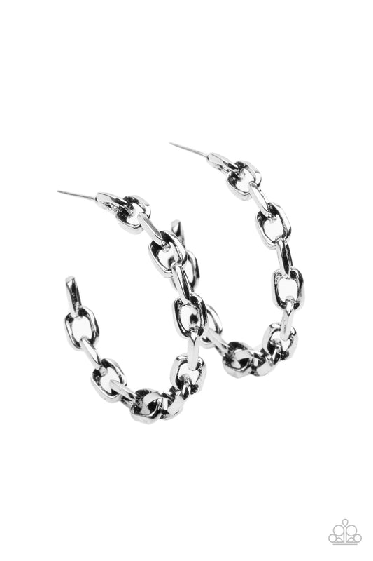 Paparazzi Accessories: Stronger Together - Silver Earring