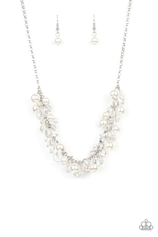 Paparazzi Accessories: Pardon My FRINGE - White Necklace