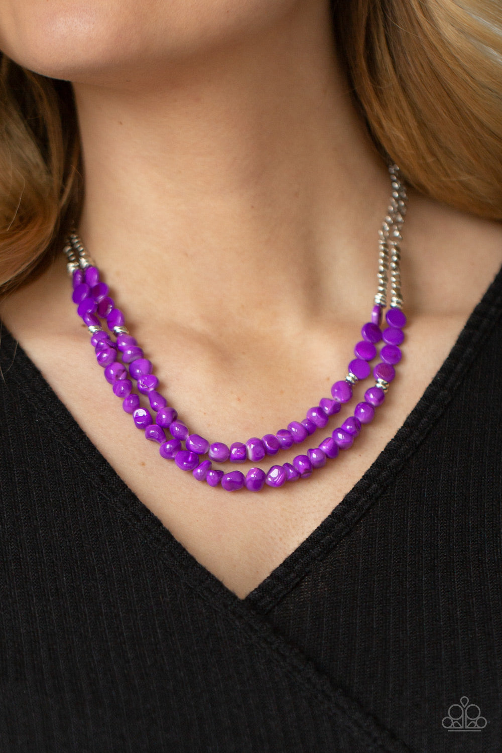 Paparazzi Accessories: Staycation Status - Purple Necklace