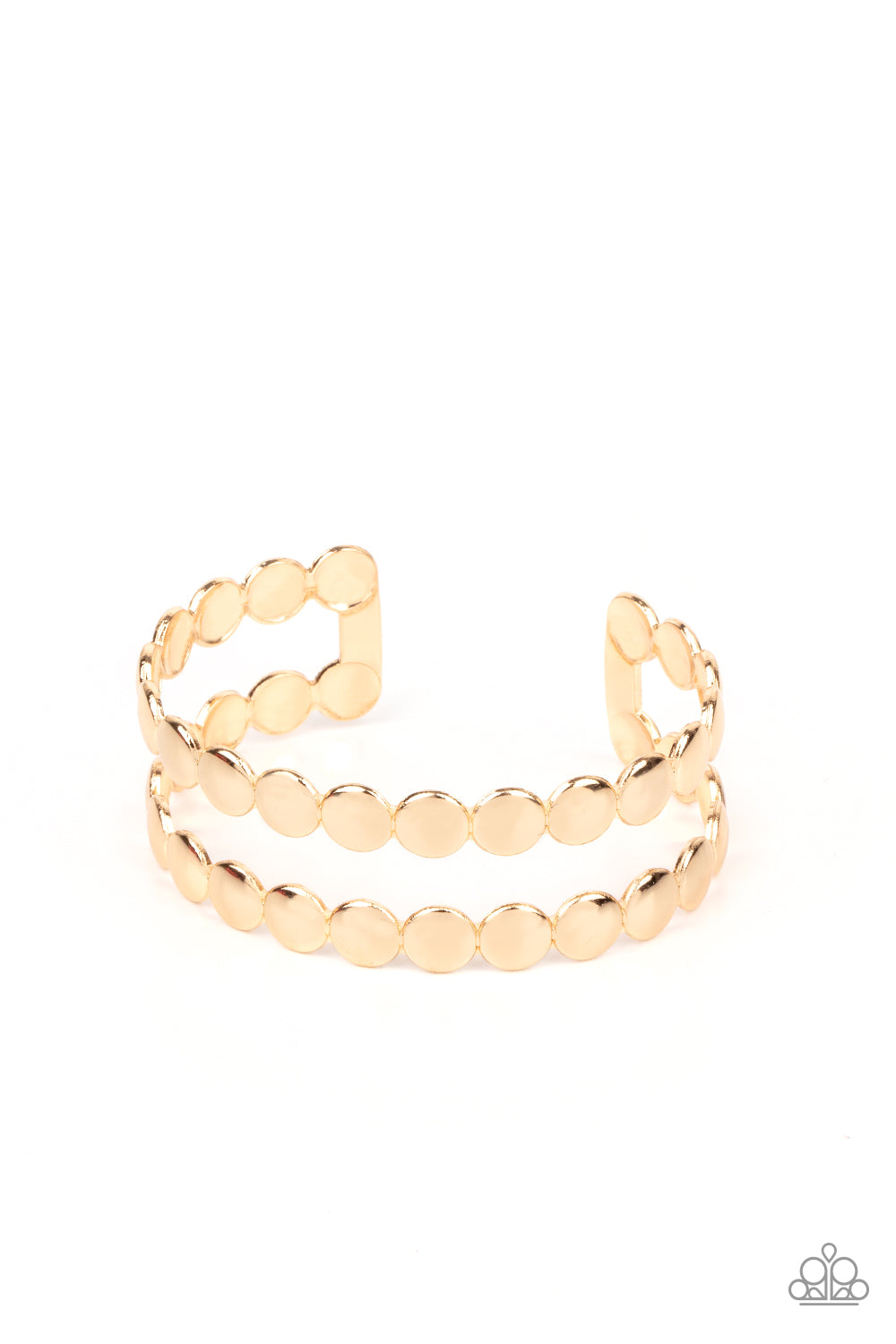 Paparazzi Accessories: On The Spot Shimmer - Gold Bracelet