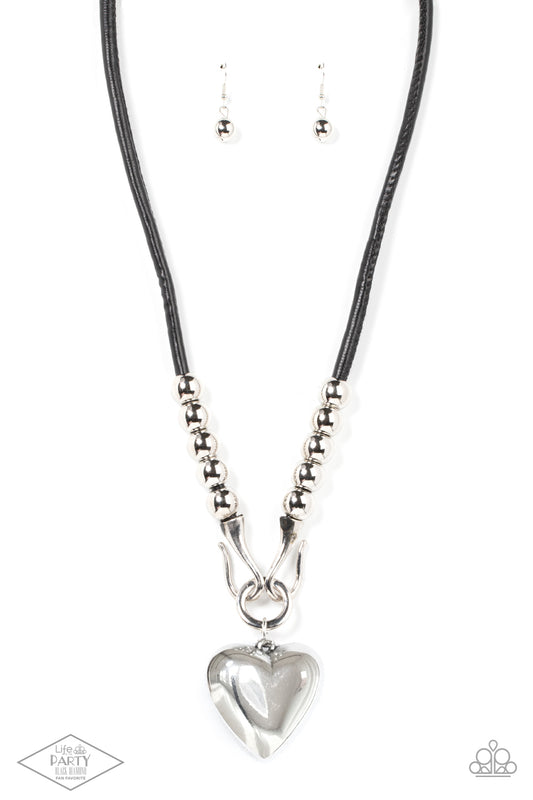 Paparazzi Accessories: Forbidden Love - Black Necklace