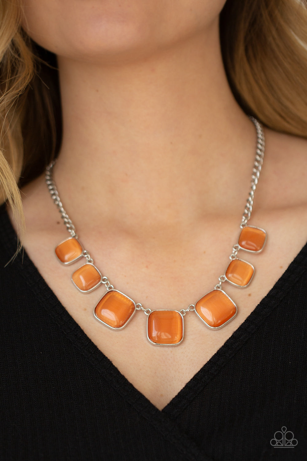 Paparazzi Accessories: Aura Allure - Orange Necklace
