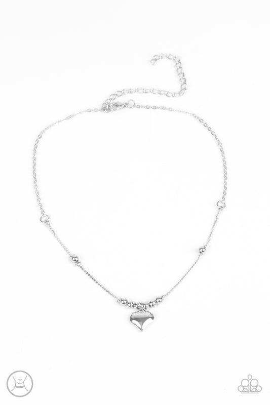 Paparazzi Accessories: Casual Crush - Silver Necklace