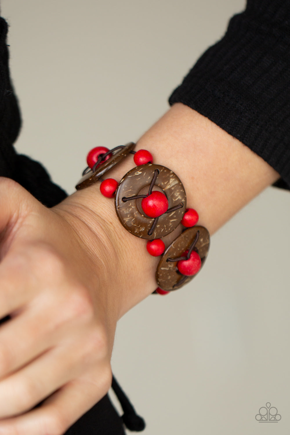 Paparazzi Accessories: Island Adventure - Red Bracelet