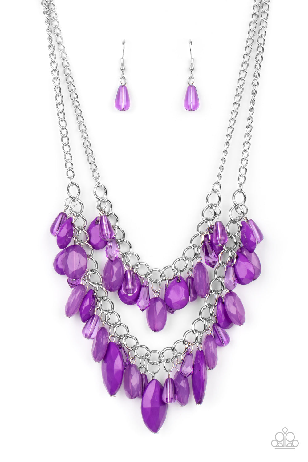 Paparazzi Accessories: Midsummer Mixer - Purple Necklace